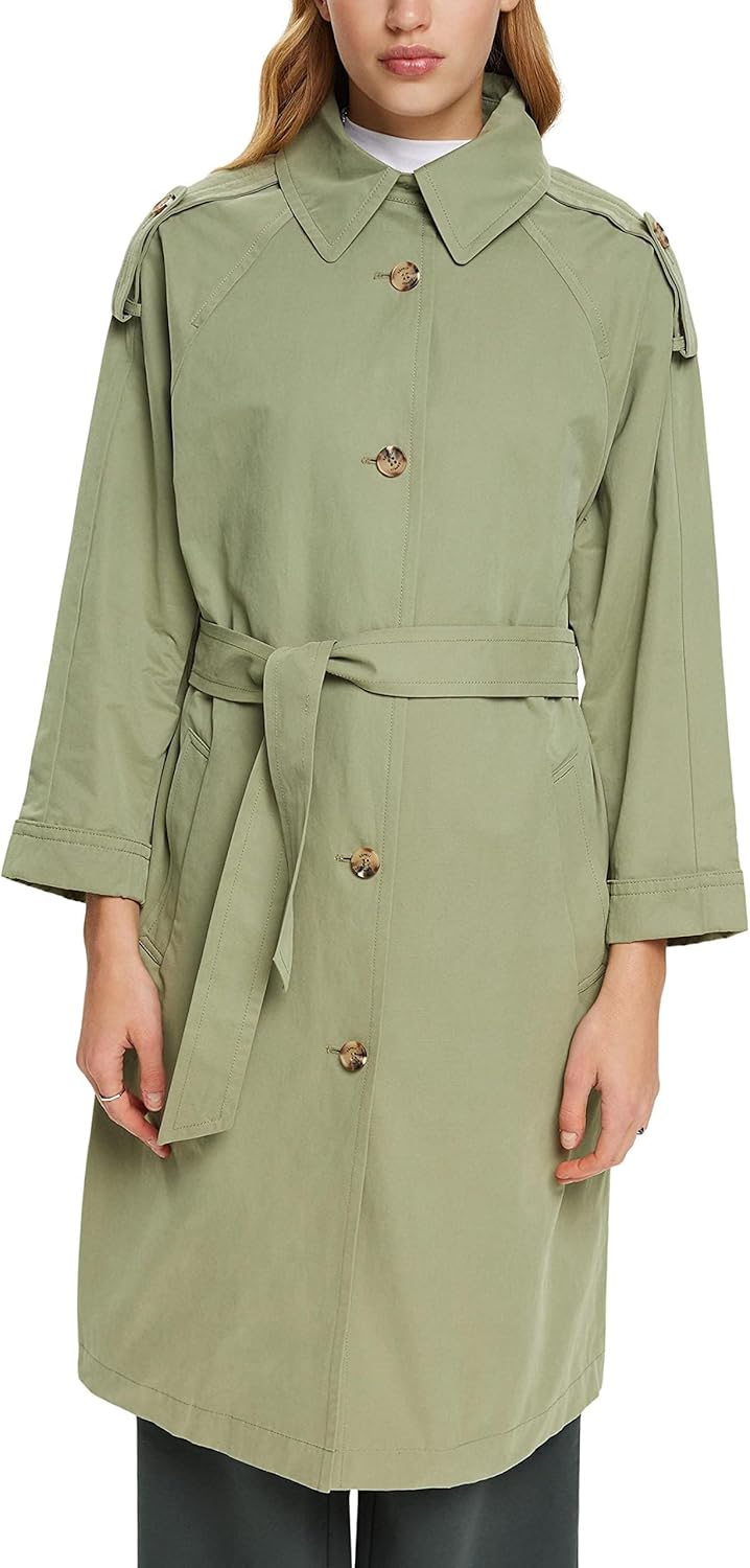 ESPRIT Damen Jacke S 345/LIGHT KHAKI, S 345/LIGHT KHAKI
