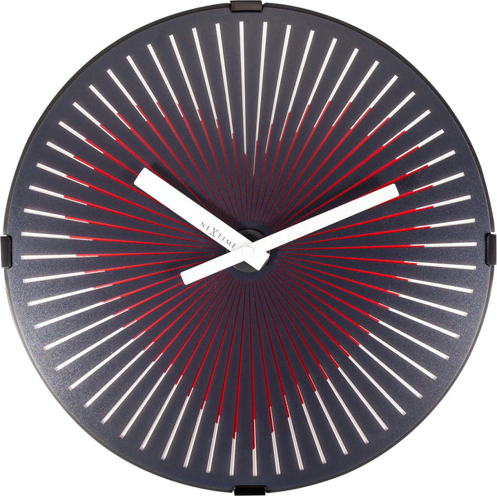 NeXtime Red 3221 Motion Heart, Metall und Kunststoff, Schwarz, 0 cm, 30 x 7 x 30 cm