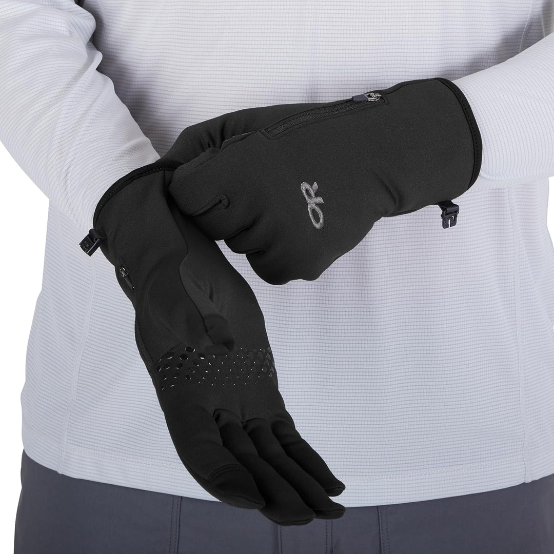 Outdoor Research Versaliner Sensor Gloves Men S Schwarz, S Schwarz