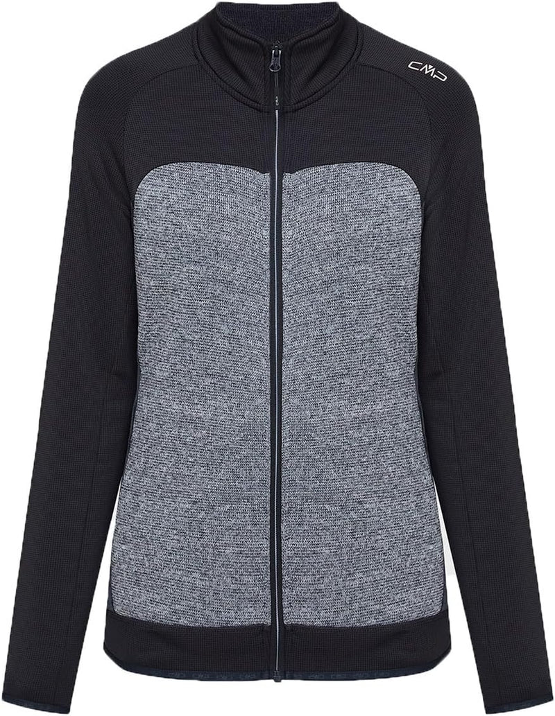 CMP Damen Jacke Fleecejacke Fleecepullover, anthrazit