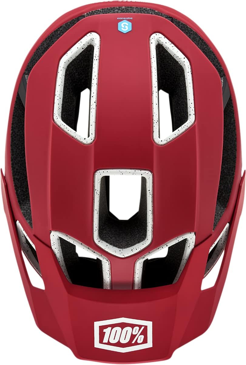 100% Enduro Altec Deep MTB Helm rot rot S/M, rot S/M