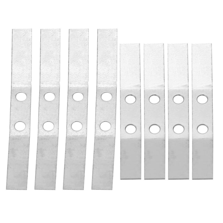 RiToEasysports 8Pcs Hinterachse Blattfeder Stahl Dämpfung Blattfedern Ersatzteile Kompatibel mit WPL