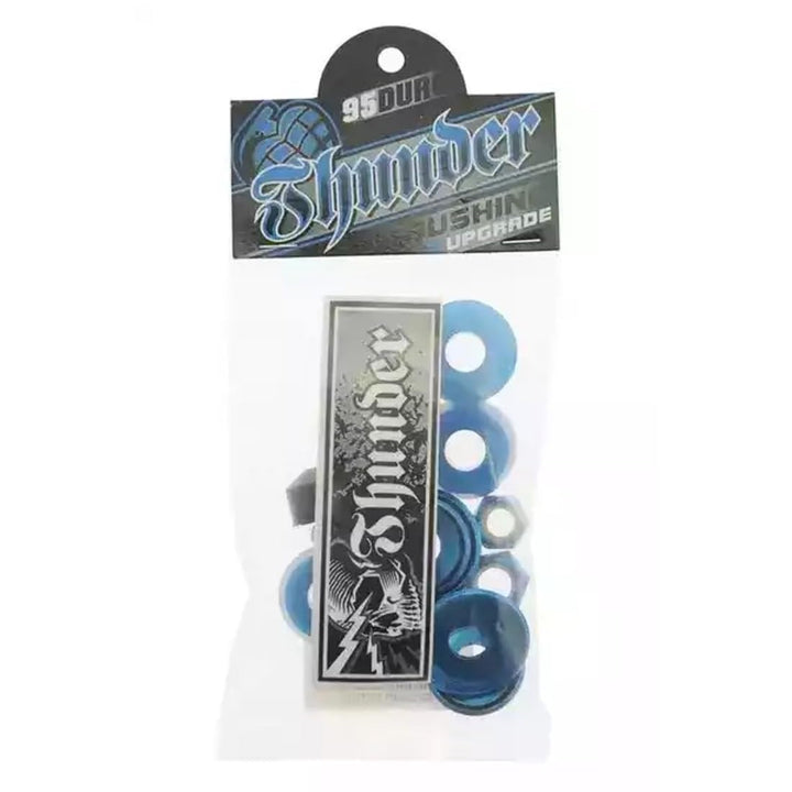 Thunder Rebuild Kit Bushings Washers Axel And Kingpin Nuts Pivot Cup 95 Duro x2 Blue Blue Einheitsgr
