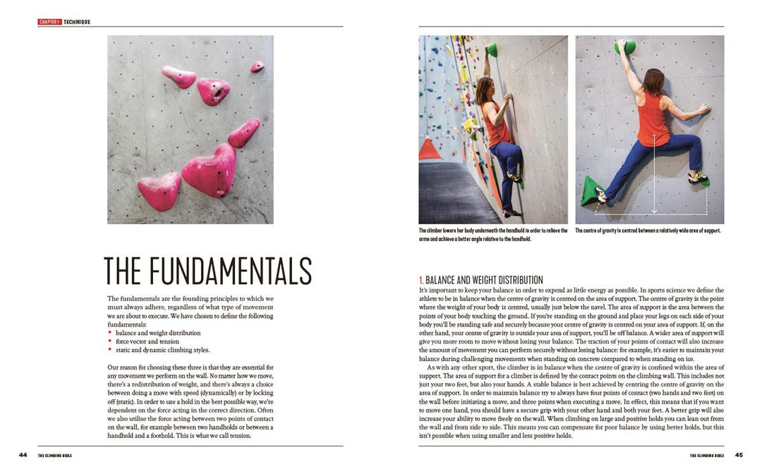 The Climbing Bible: Technical, physical and mental training for rock climbing, Taschenbuch