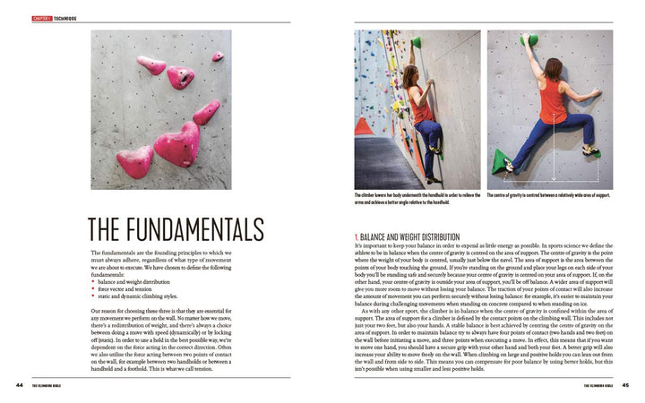 The Climbing Bible: Technical, physical and mental training for rock climbing, Taschenbuch