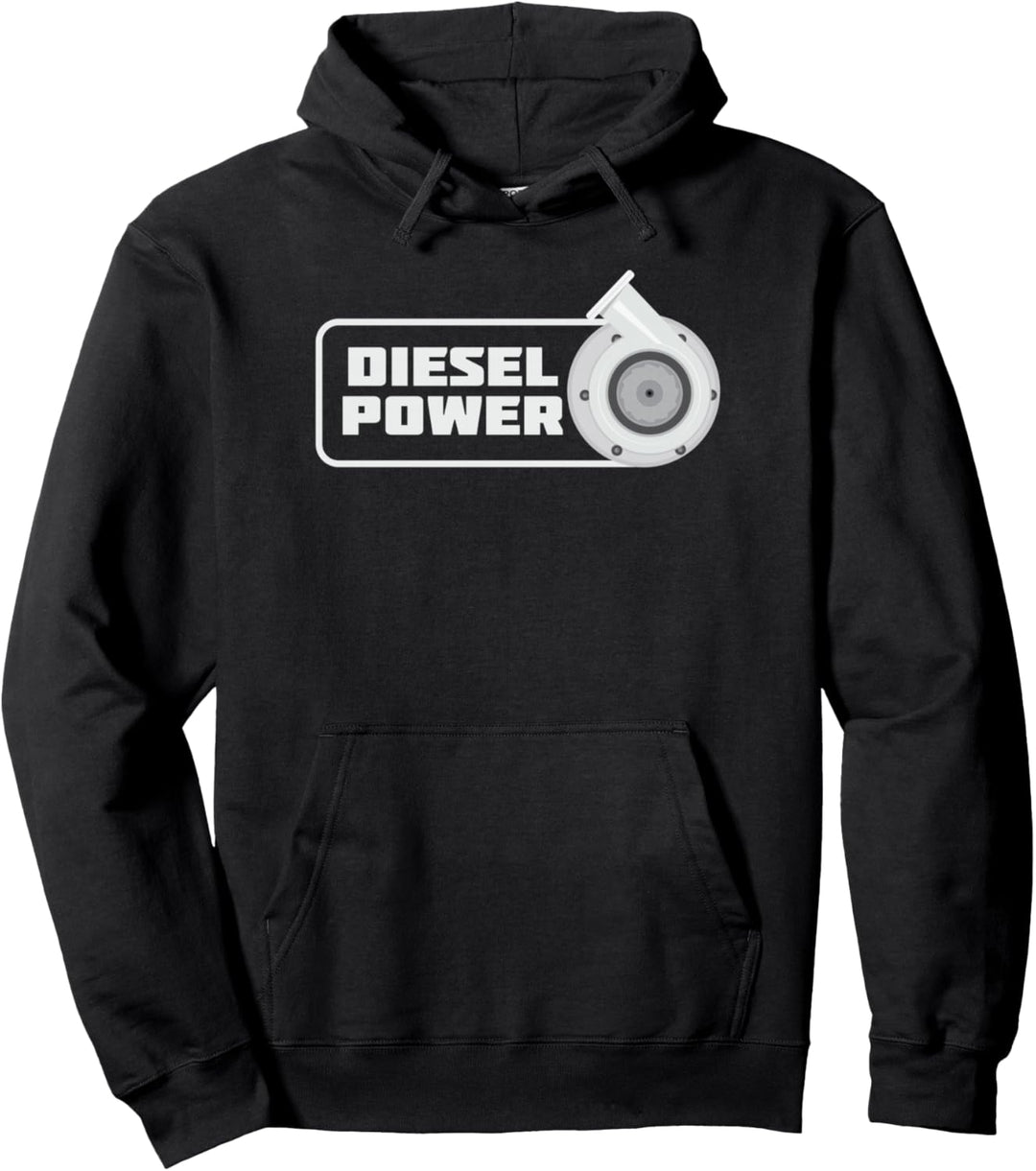 Diesel Power Turbo Turbocharger Pullover Hoodie