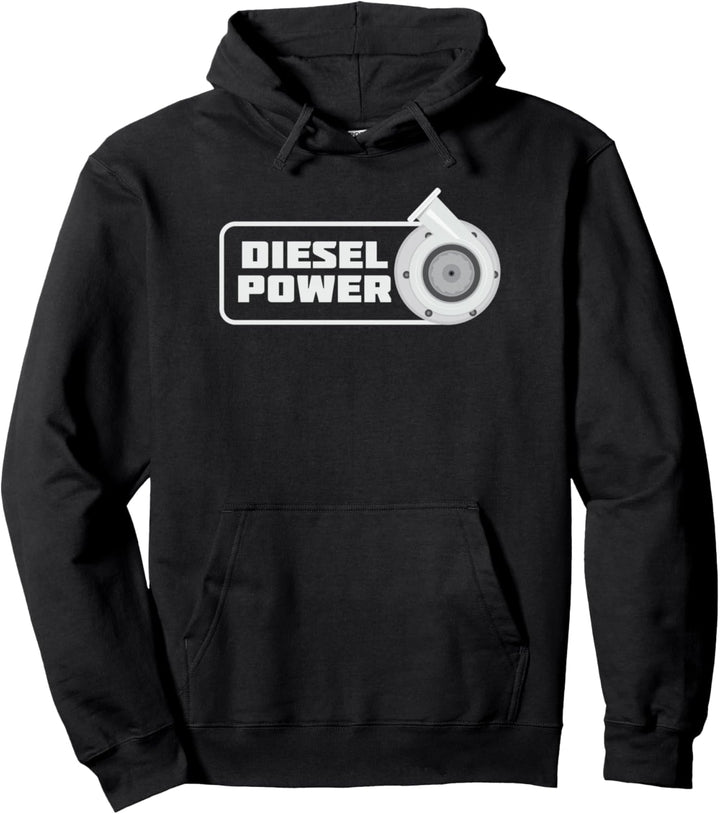 Diesel Power Turbo Turbocharger Pullover Hoodie