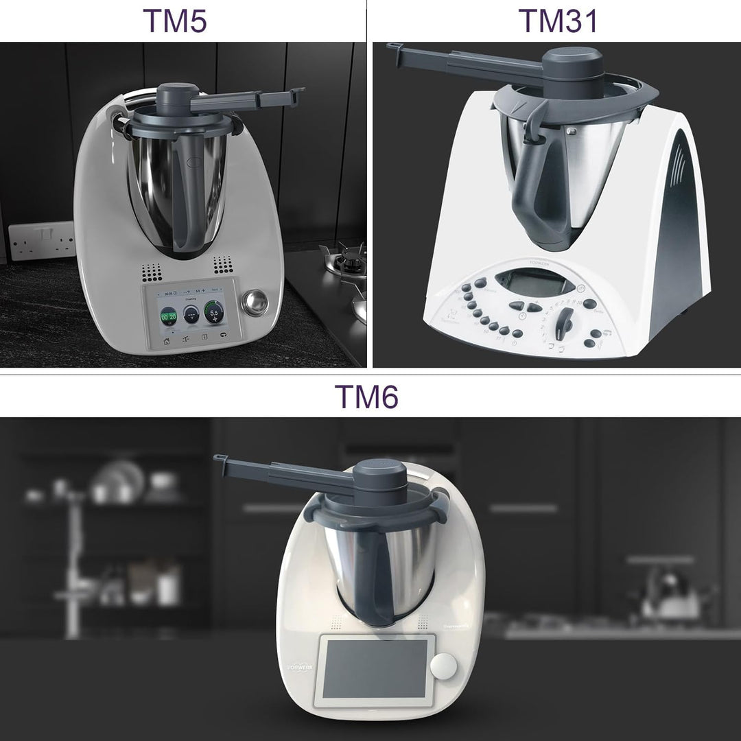 Dampfumleiter für Thermomix TM5 TM6 TM31, Dampfumleitung Thermomix Zubehör aus BPA Frei, Dampf Umlei