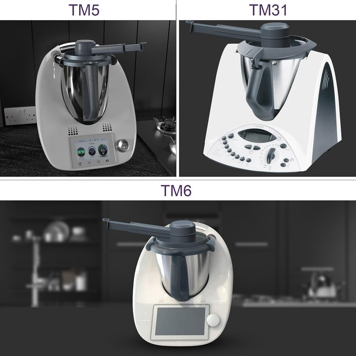 Dampfumleiter für Thermomix TM5 TM6 TM31, Dampfumleitung Thermomix Zubehör aus BPA Frei, Dampf Umlei