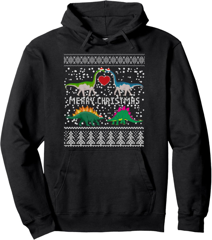Dinosaurier Hässlicher Weihnachtspullover Lustige Weihnachtsgeschenke Erwachsene Kinder Pullover Hoo