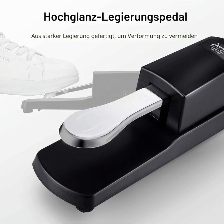 Donner DSP-001 Sustain-Pedal für Keyboard, Klavier Sustain-Pedal Universal-Dämpfer-Fusspedal für Dig