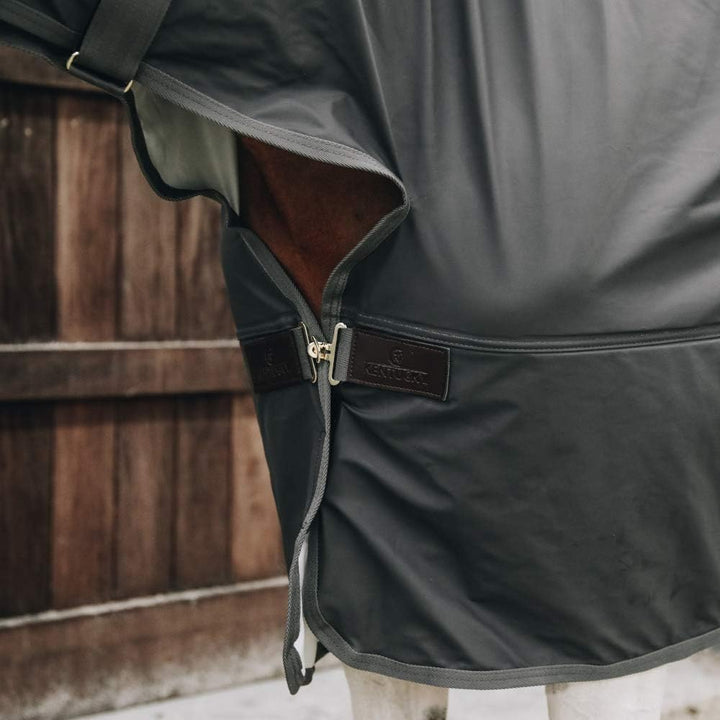 Kentucky Horsewear Horse Rain Coat Regendecke, Grösse:125-140, Farbe:grau 125-140 grau, 125-140 grau