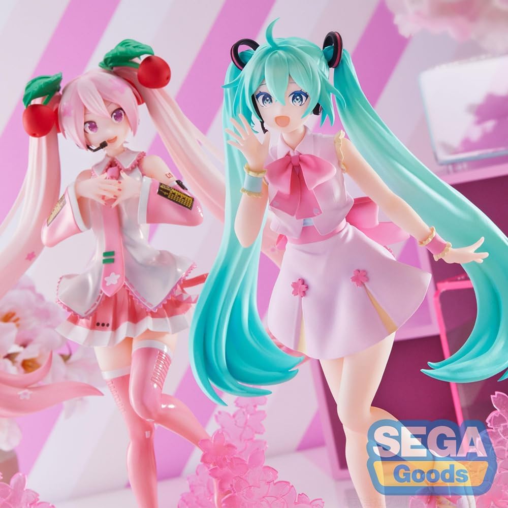 SEGA GOODS Hatsune Miku - Sakura Miku Omutatsu Vers. - Statuette Luminasta 21cm