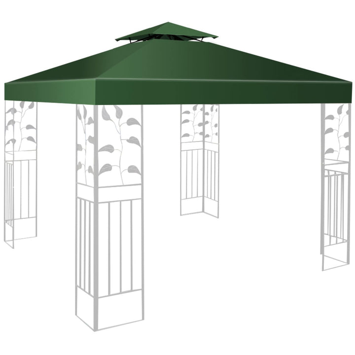 KOMFOTTEU 3 x 3 M Pavilliondach, Ersatzdach für Pavillion, Dachplane für Garten Balkon Strand, wasse