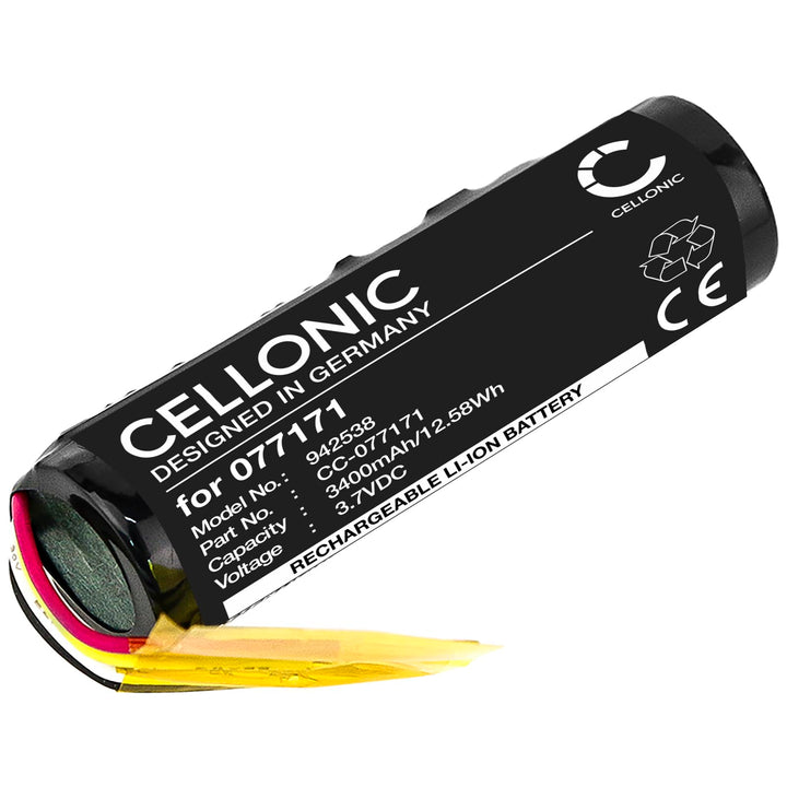 CELLONIC, Lautsprecherakku kompatibel mit Bose SoundLink Micro (3400mAh, 3.7V) Ersatzakku 077171