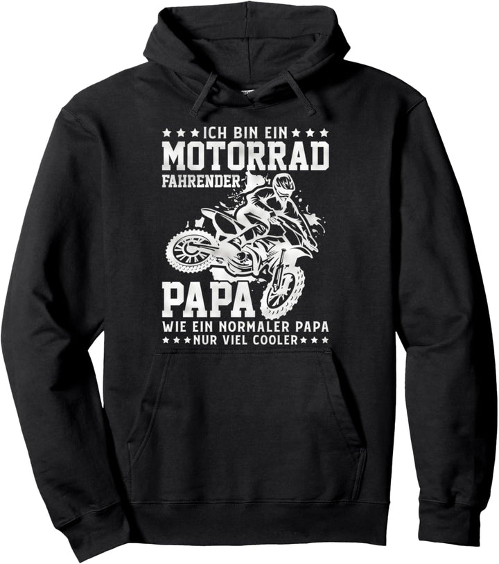 Supercross Papa Spruch Enduro Motorrad Motocross Vater Pullover Hoodie