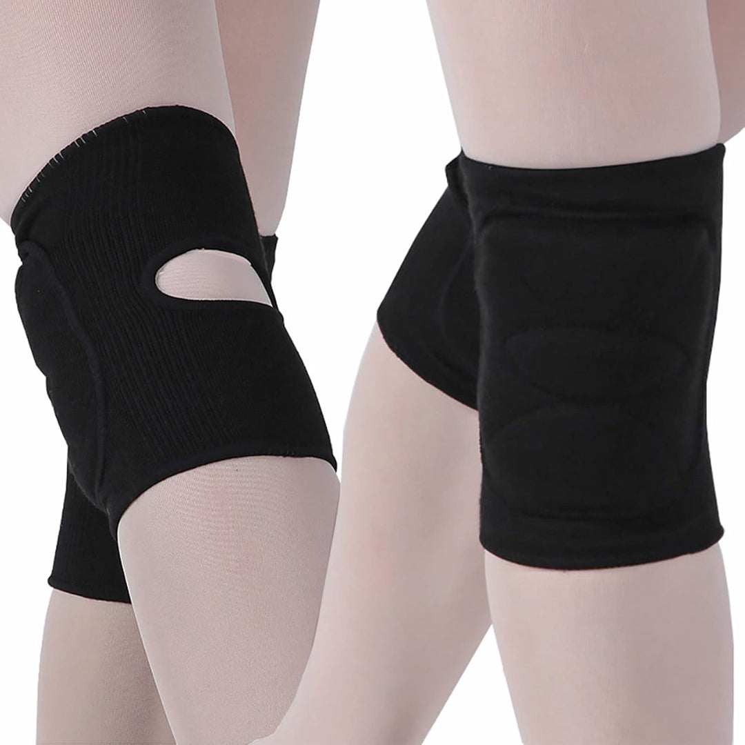 DANCEYOU Knieschoner Tanzen Knieschützer weiche, dick gepolsterte Kniebandage Knee Pads für Pole Dan