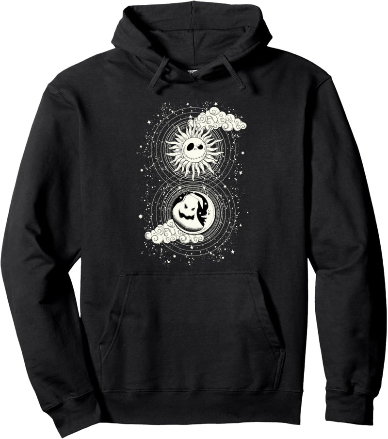 Disney The Nightmare Before Christmas Skellington Sun Moon Pullover Hoodie