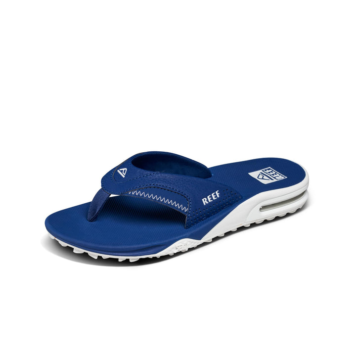 Reef Herren Fanning PregameFlipflop 47 EU Marineblau Weiss, 47 EU Marineblau Weiss