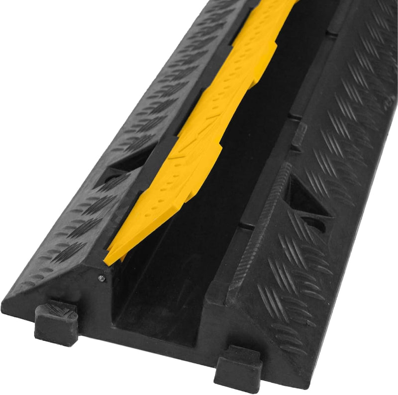 1 Kanal Kabelbrücke Schlauchbrücke mit extra grossen Kanal (70x50mm) Überfahrschutz Kabelkanal Brück