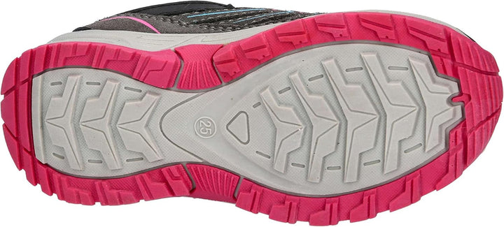 Lico Mädchen Mani Sneaker 31 EU Anthrazit Pink, 31 EU Anthrazit Pink