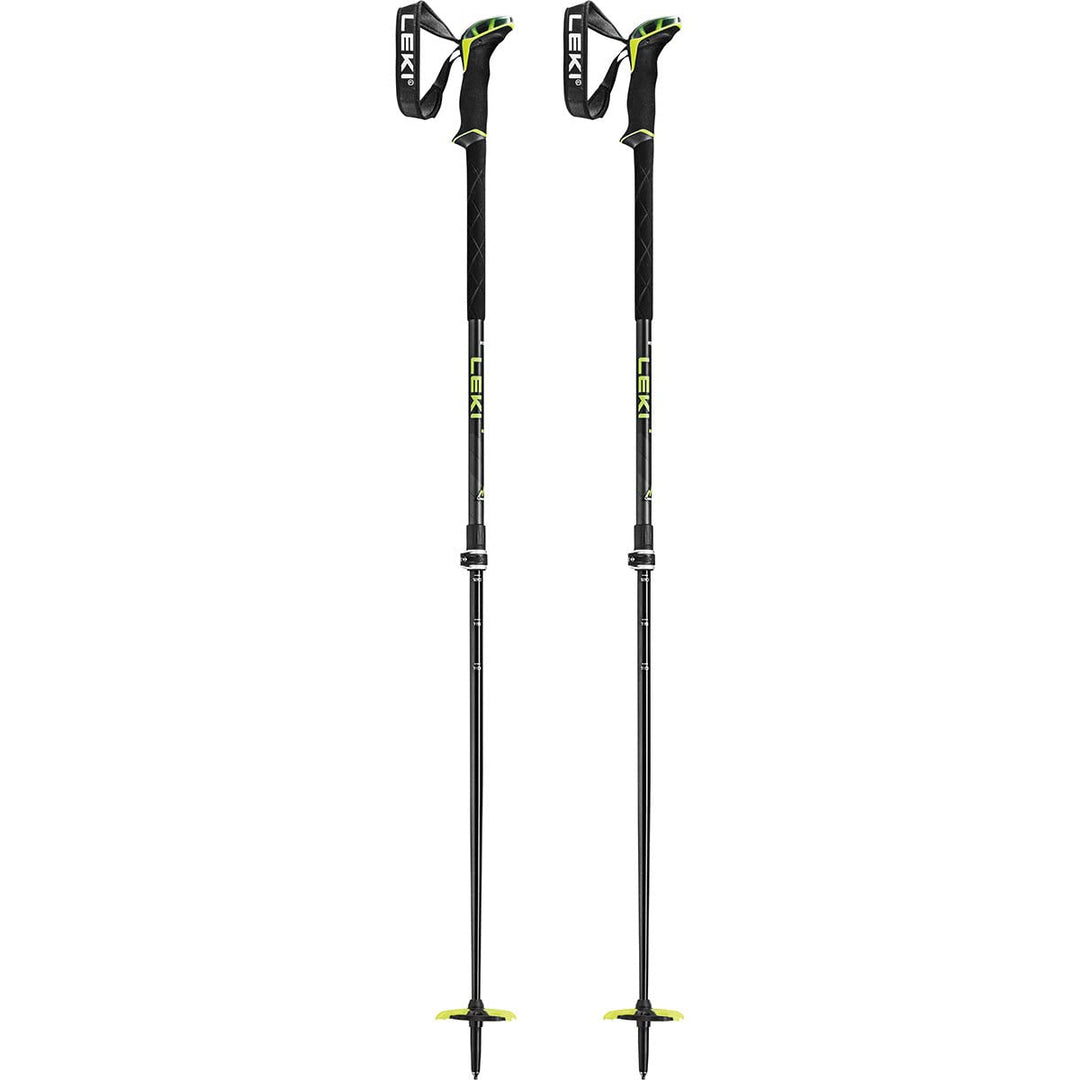 LEKI Sherpa FX Carbon Strong Skistöcke 150 black-neonyellow-dk anthracite, 150 black-neonyellow-dk a