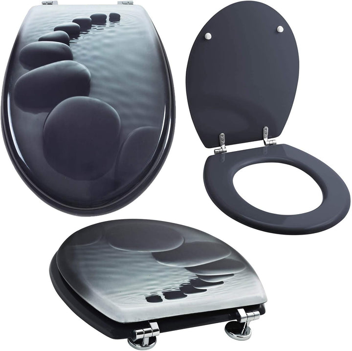 Grafner MDF WC Sitz mit Absenkautomatik viele schöne Motive zur Auswahl - stabile Qualität - einfach