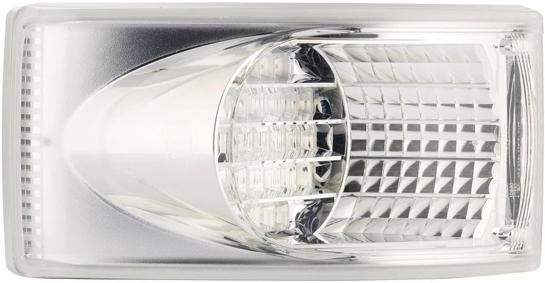 HELLA - Blinkleuchte - LED - 24V - Einbau/Schraubanschluss - Lichtscheibenfarbe: glasklar - Kabel: 5