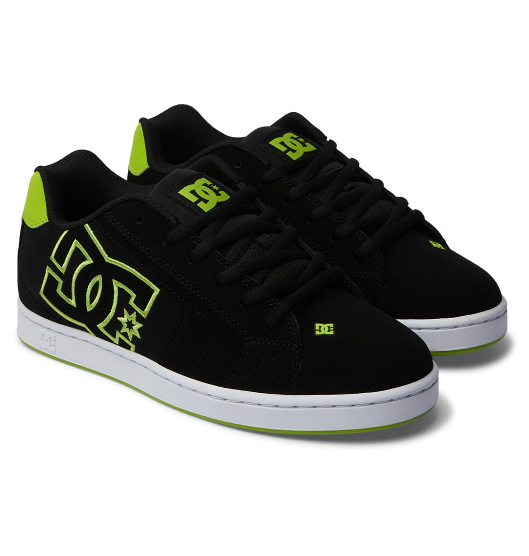 DC Shoes Net, Herren Sneakers 44.5 EU Black Lime Green, 44.5 EU Black Lime Green
