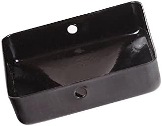 2x PFOSTENKAPPE PYRAMIDE STAHL SCHWARZ PULVERBESCHICHTET 151 x 151 MM 2 151 x 151 mm, 2 151 x 151 mm
