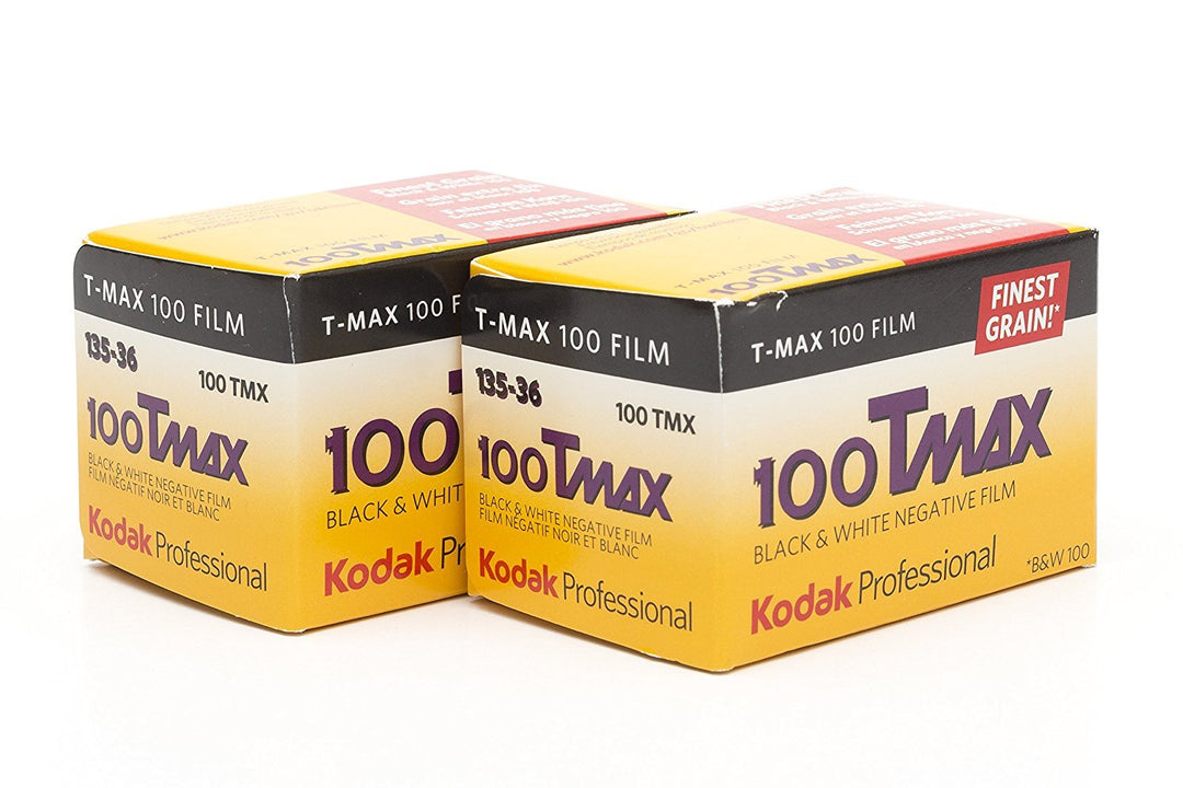 Kodak T-Max 100 Schwarz-Weiss-Film, 36 Aufnahmen, 35 mm, 2 Stück