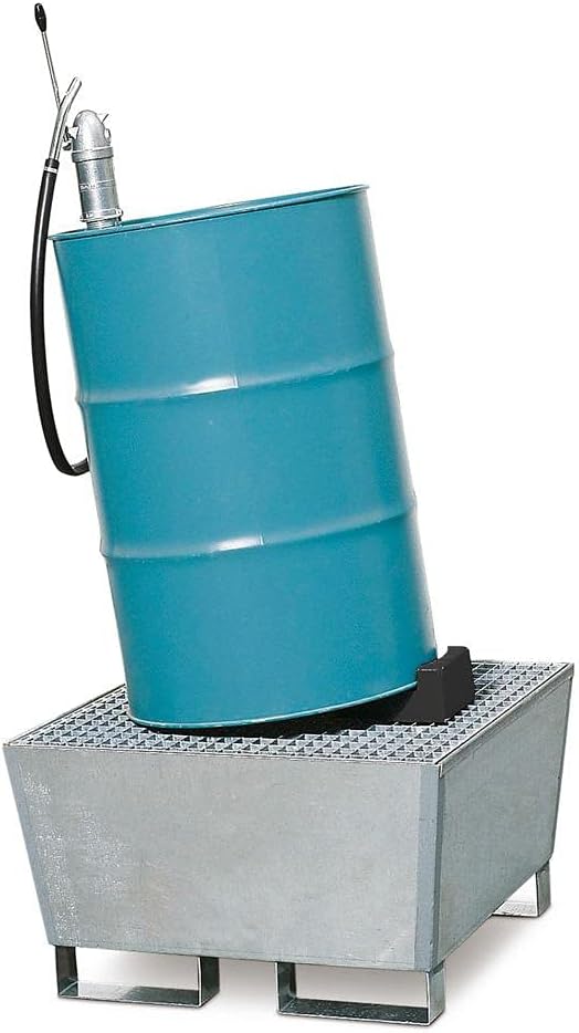Entleerungshilfe/Keil/Schrägsteller für ein 200 liter Fass, schwarz, 217 mm x 97 mm x 214 mm