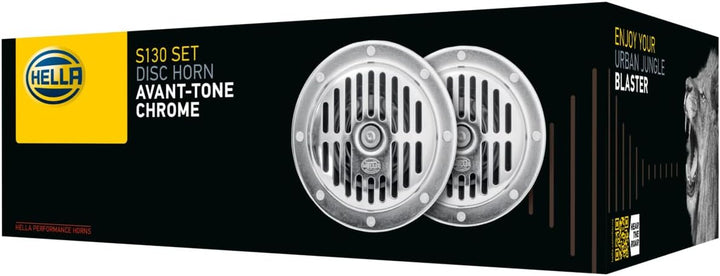HELLA Horn - PERFORMANCE HORN S130 SET - 12V - 118dB(A) - Frequenzbereich: 280/380Hz - Tiefton/Hocht