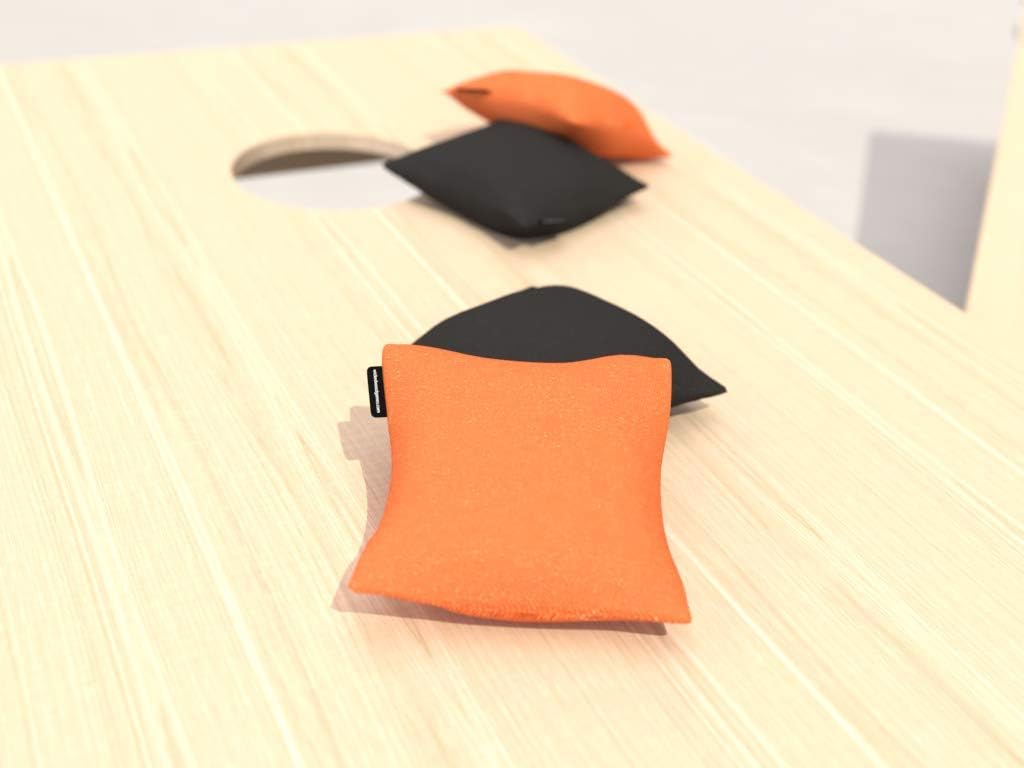 Offizielles Cornhole Set 90x60cm - 2x4 Cornhole Säckchen - EIN offiziell ACL-lizensiertes Set of Cor