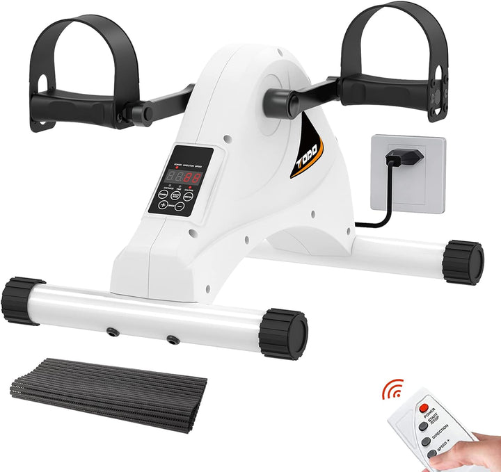 TODO Mini Heimtrainer Elektrischer, Fitness Bike Arm- und Beintrainer im Sitzen für Senioren Sportge