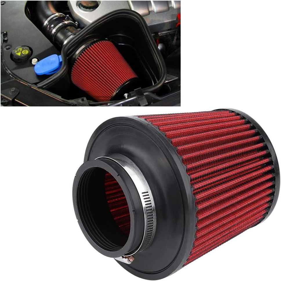 Universal Auto Luftfilter High Flow Einlass Lufteinlass Rundkegel Luftfilter Reiniger Clamp-On Motor