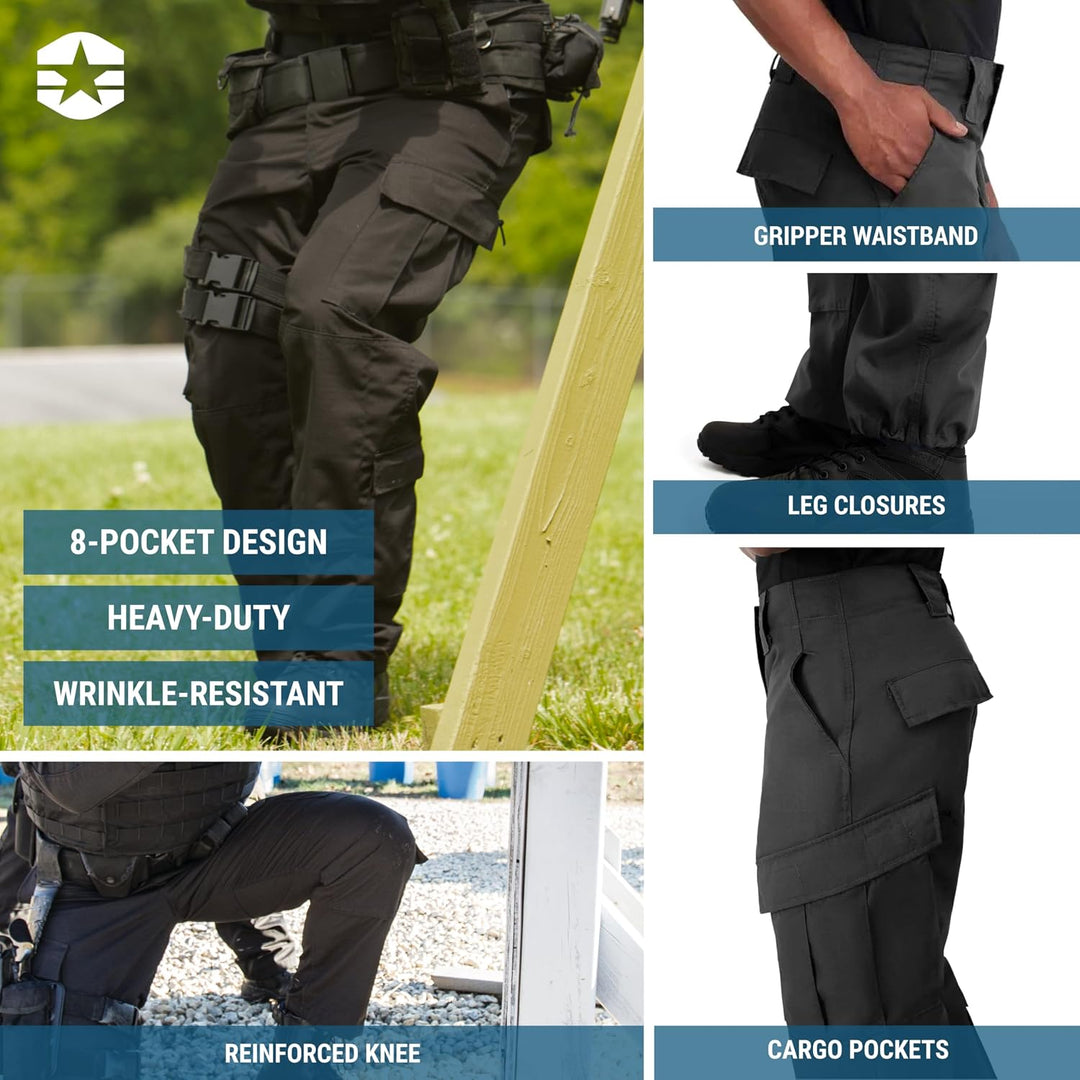 Propper Tactical Herren Hose TAC.U S Schwarz, 54 Kurz Schwarz