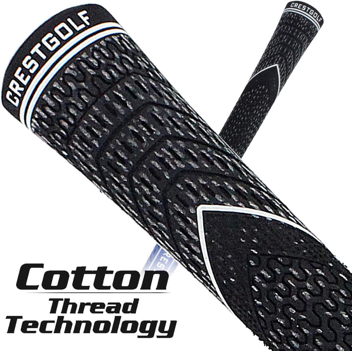 CRESTGOLF Golfgriffe Aktualisierte Multi-Compound-Golfgriffe für Golfschläger, Golf Grips Set mit 13