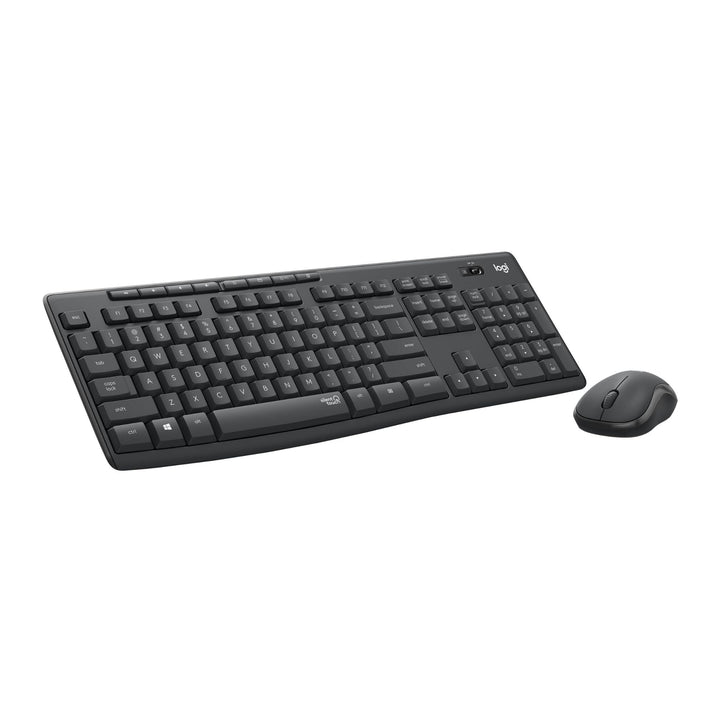Logitech MK295 Silent Wireless Combo, Volle Groesse (100%), RF Wireless, Graphit, Maus enthalten (92