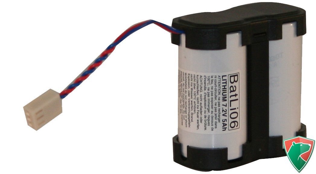 BatLi06 – Atral Italien SRL Lithium-Akku 7,2 V 5 Ah X Centr/Kamm Tel/Sir