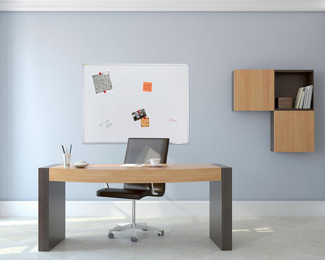 FRANKEN Whiteboard, Schreibtafel X-tra!Line, emailliert, magnetisch, beschreibbar, trocken abwischba