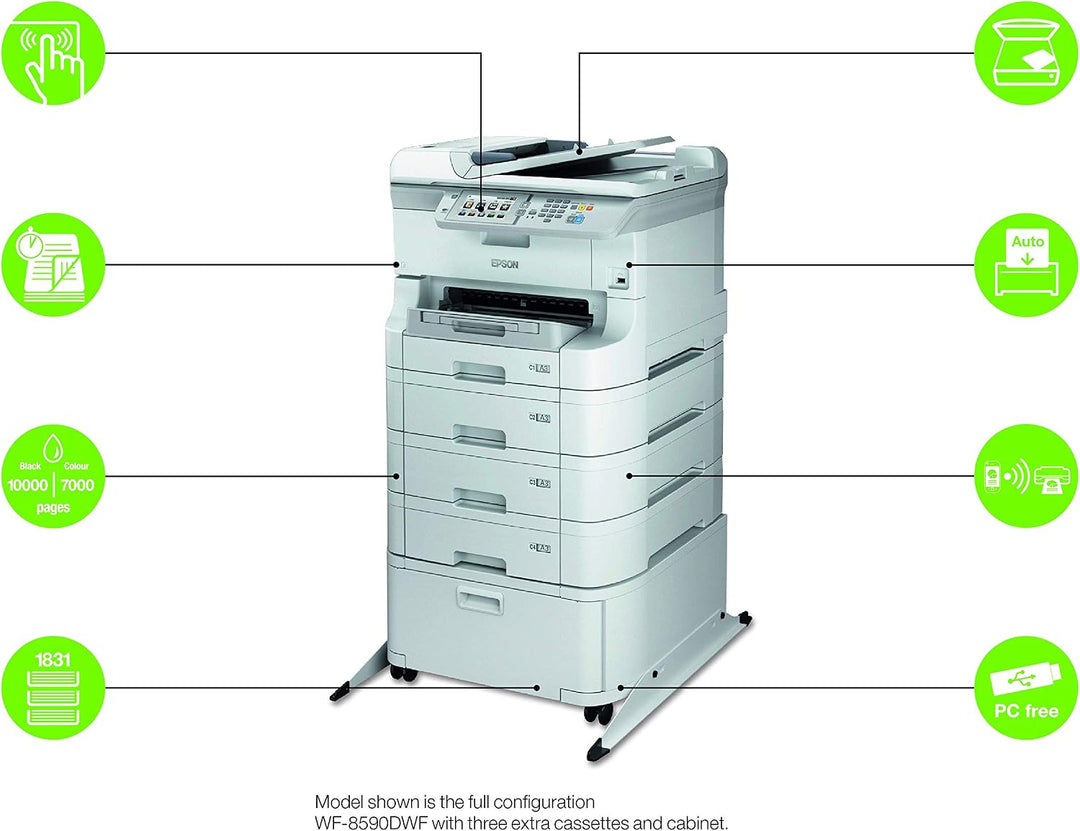 Epson C13T869140 passend für WFR8590DTWF Tinte schwarz 1520,5ml, XXL