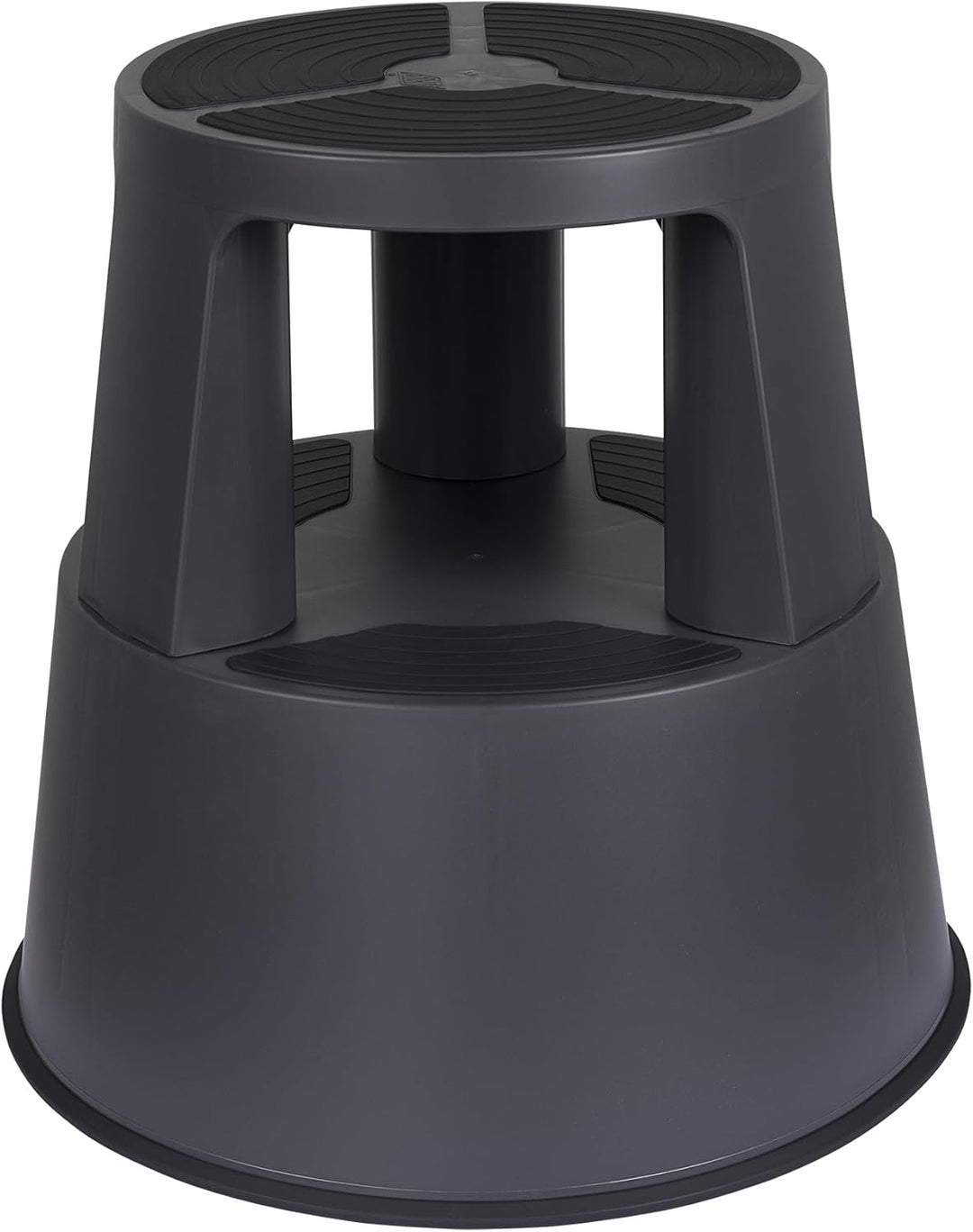 WEDO Rollhocker Super Step – robuster Tritthocker aus bruchfestem Kunststoff, TÜV/GS-geprüft nach EU