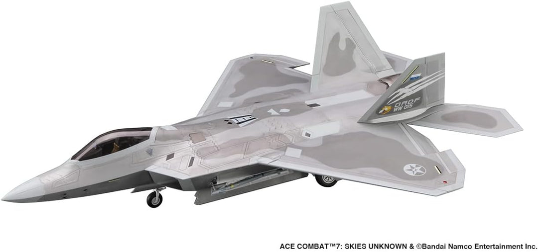 Hasegawa SP558 1/48 Ace Combat 7 Skies Unknwon, F-22 Raptor Strider 1 Modellbausatz, Mehrfarbig