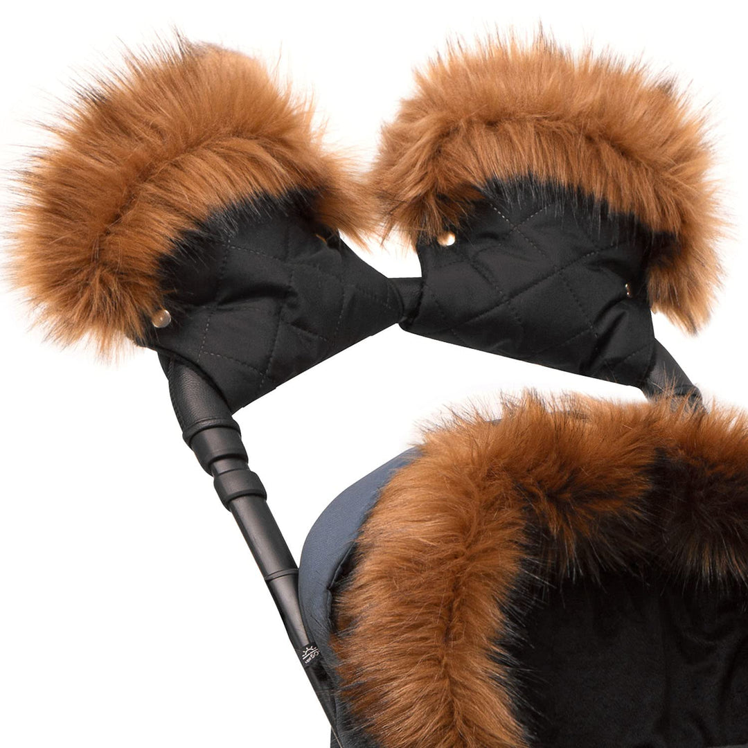 Baby Fusssack Minky WinterFusssack und Handmuff SET für Kinderwagen Masse 85 cm für Buggy Mit Rote F