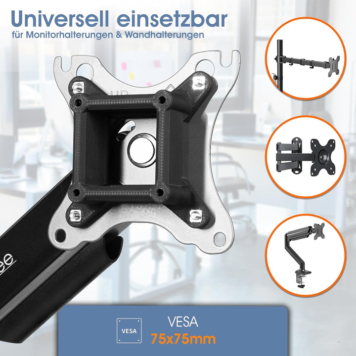 3IDEE VESA Adapter, VESA Mount für Samsung Curved LED Monitor (C24FG70, C24FG73, C27FG70, C27FG73, L