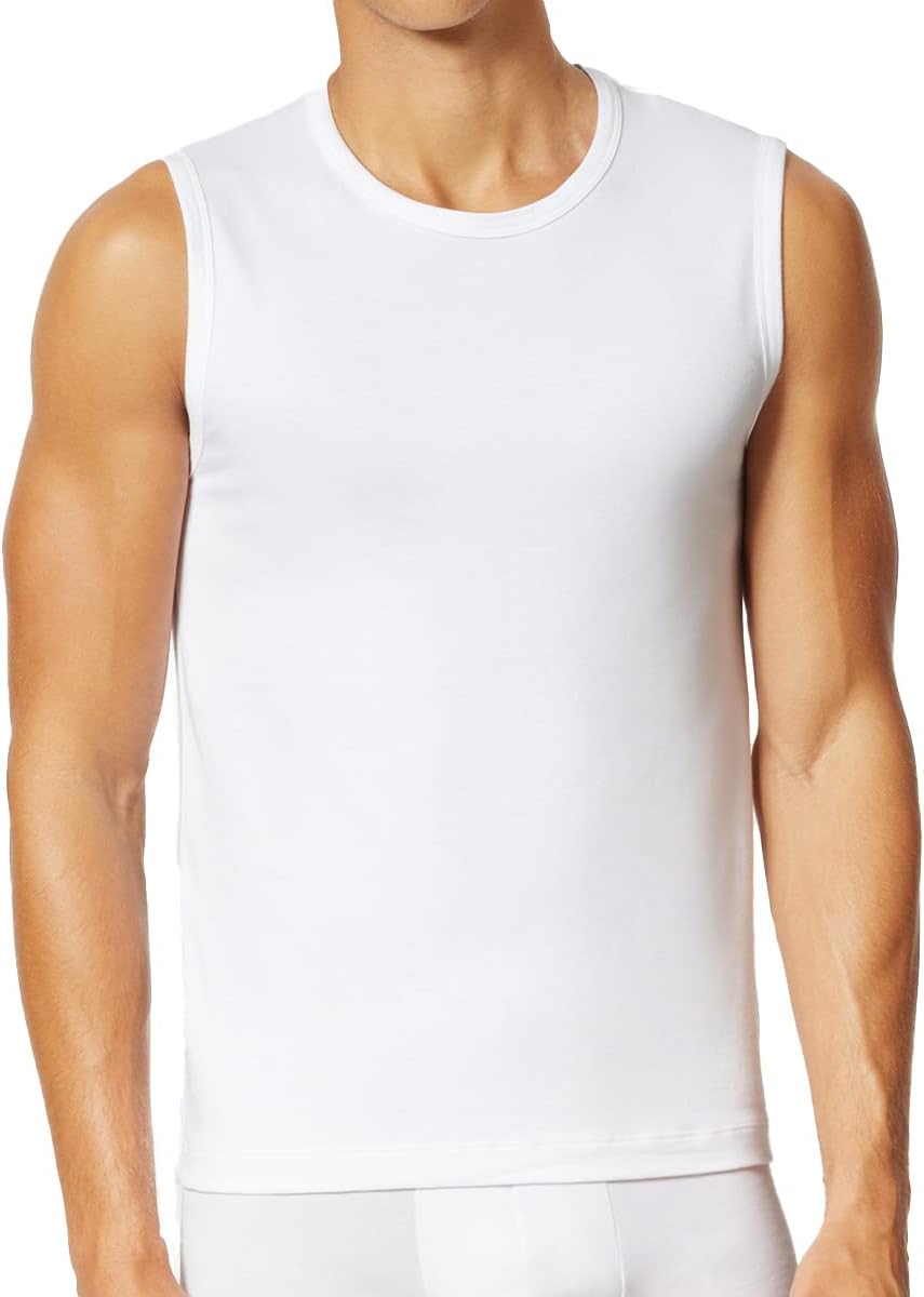 Uncover by Schiesser - Herren - Unterhemd/Tanktop - 2er Pack, 4 X Weiss