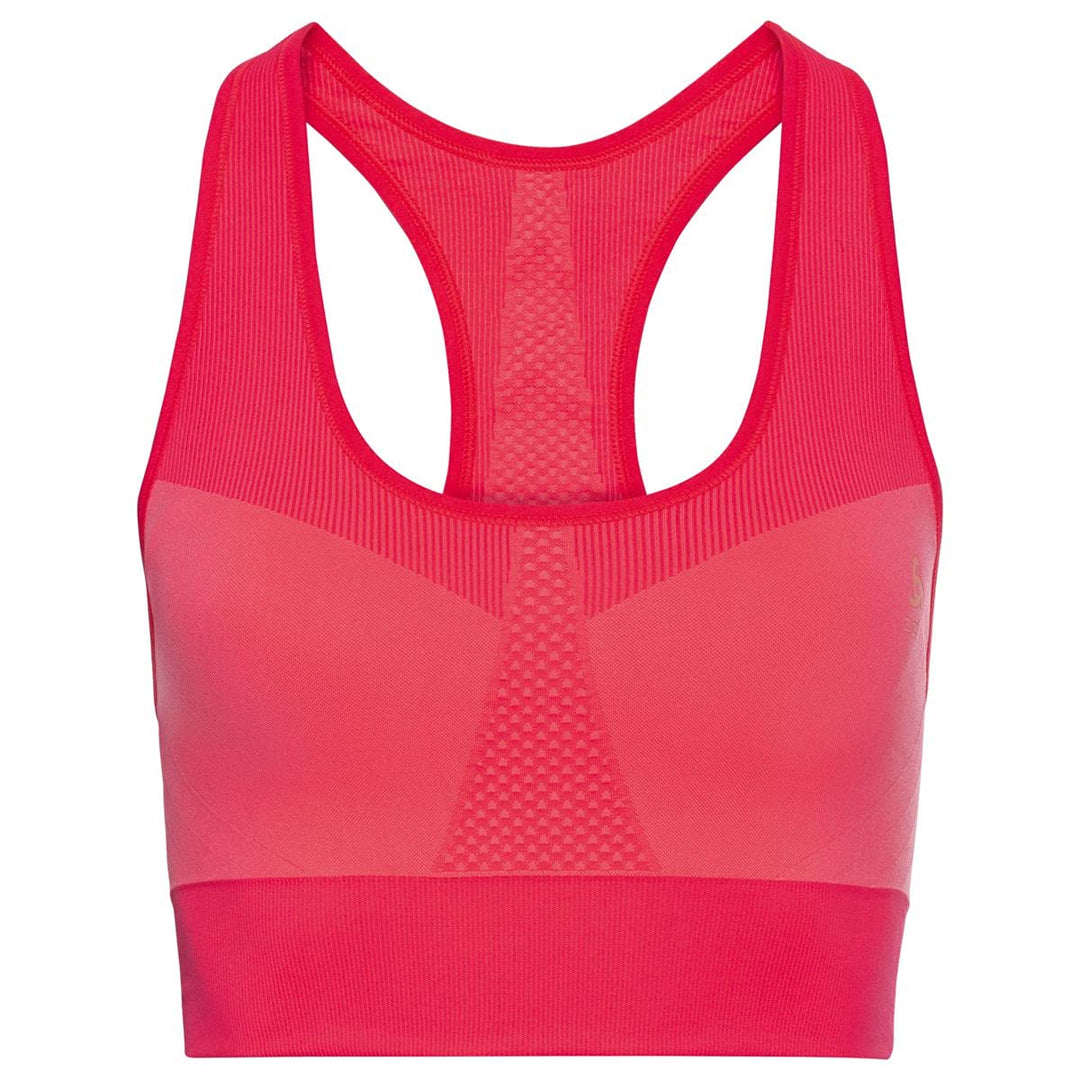 Odlo Damen Seamless Medium Support_131431 Sport BH (1er Pack) M Siesta, M Siesta