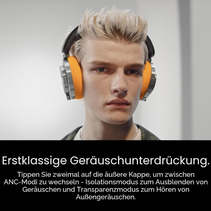Dyson OnTrac™ kabelloser Kopfhörer mit aktiver Geräuschunterdrückung und bis zu 55 Stunden Akkulaufz