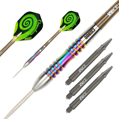 ONE80 Steel Darts Chameleon VHD Steeltip Dart – Hochwertige Steeldarts mit Präzisionsgriff und Chame